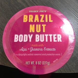 trader joe’s brazil nut butter- bumbum cream dupe
